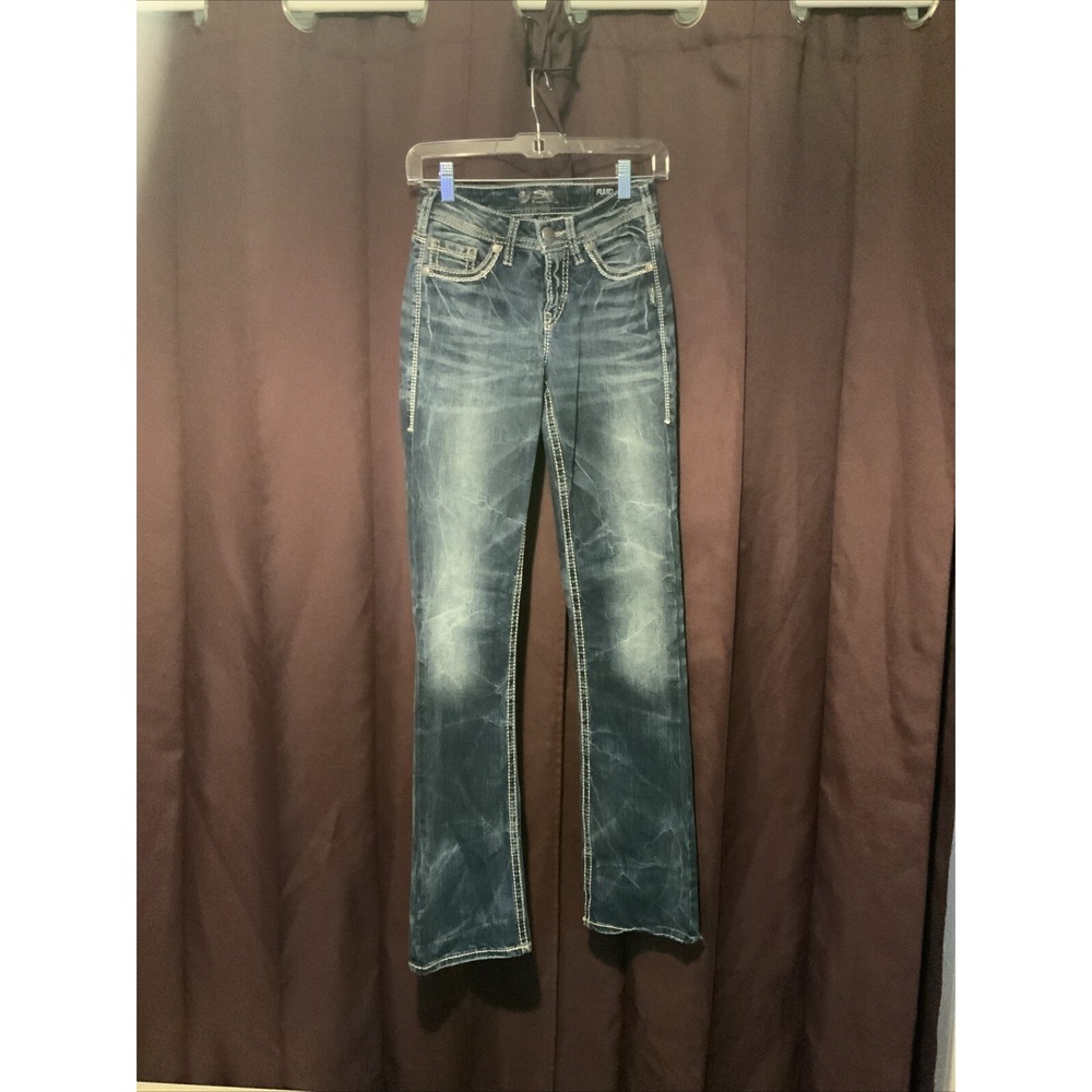 Silver Jeans Women's Dark Blue Boot Cut Jeans